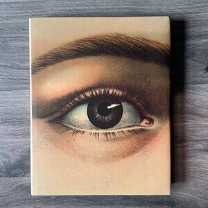 Eye Illustration Coffee Table Book - Beige and Brown Cover